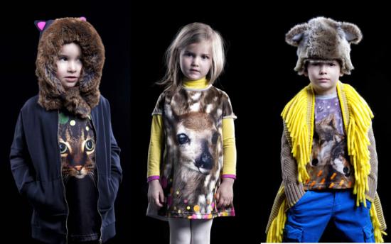 Модная детская одежда для девочек до 10 лет - зима 2012-2013