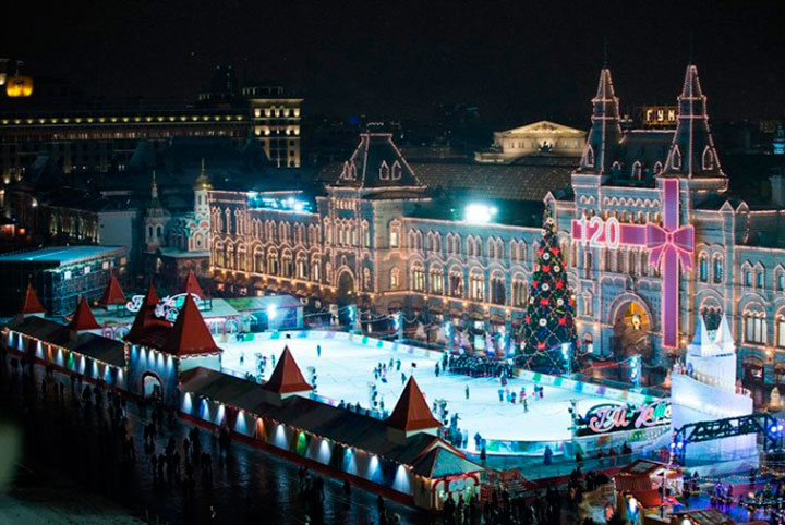 Мероприятия в новогоднюю ночь 2017 в Москве