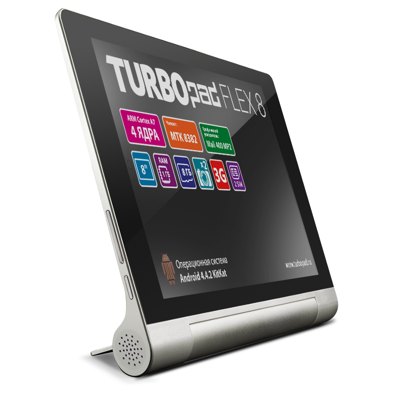 Планшет для девушки TurboPad Flex8