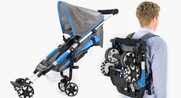 Omnio Is A Full-Sized Stroller That Folds Into A Backpack