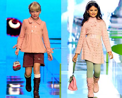 Модная детская одежда для девочек до 10 лет - зима 2012-2013