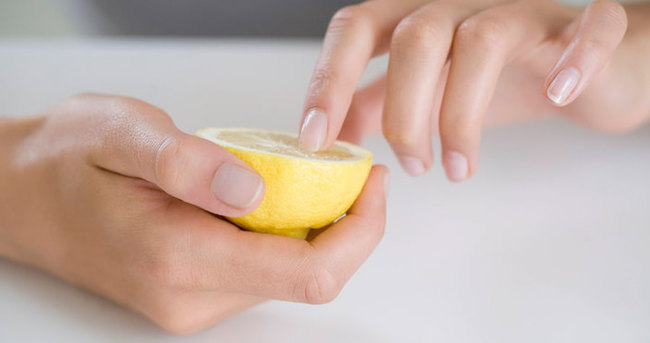 Маски для ногтей и кожи рук с лимоном и оливковым маслом