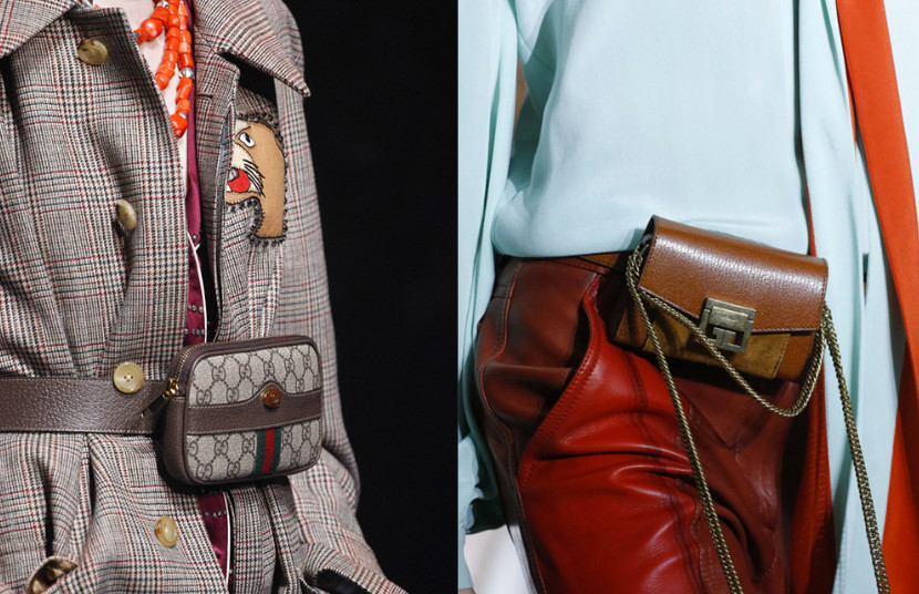 Поясные сумки от Gucci и Givenchy