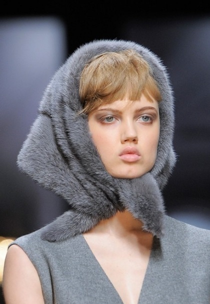 Самые модные женские головные уборы зимой 2014