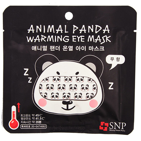 SNP Animal Panda Согревающая тканевая маска для глаз