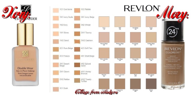 Тональный крем Estee Lauder Double Wear = Revlon ColorStay Foundation For Combination/Oily Skin