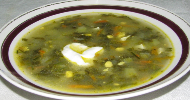 суп из щавеля