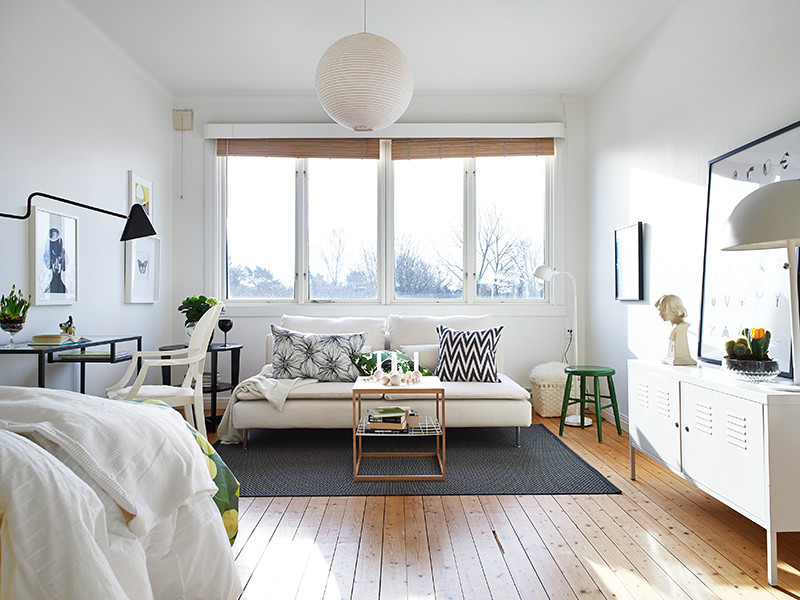 Скандинавский стиль в интерьере - один из самых бюджетных дизайнов квартиры