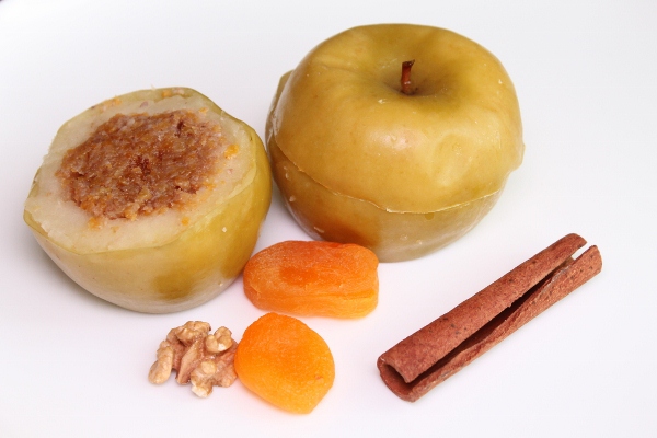 Низкокалорийные блюда - яблоки в духовке