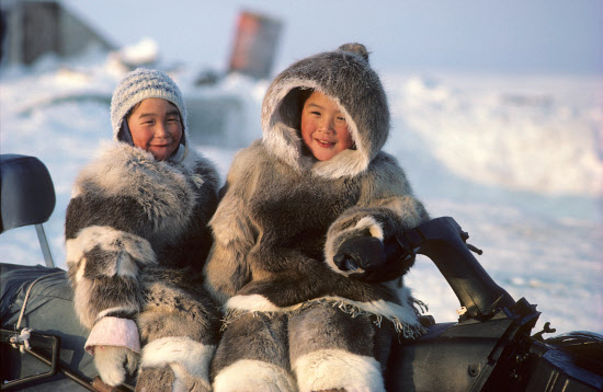 Защита кожи у эскимосов