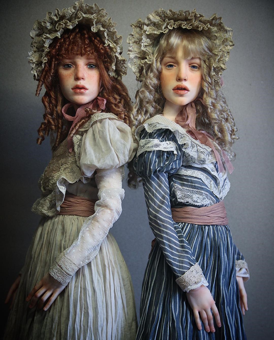 Скульптор создаёт невероятно реалистичные куклы, которые словно из другой эпохи: утончённые и загадочные